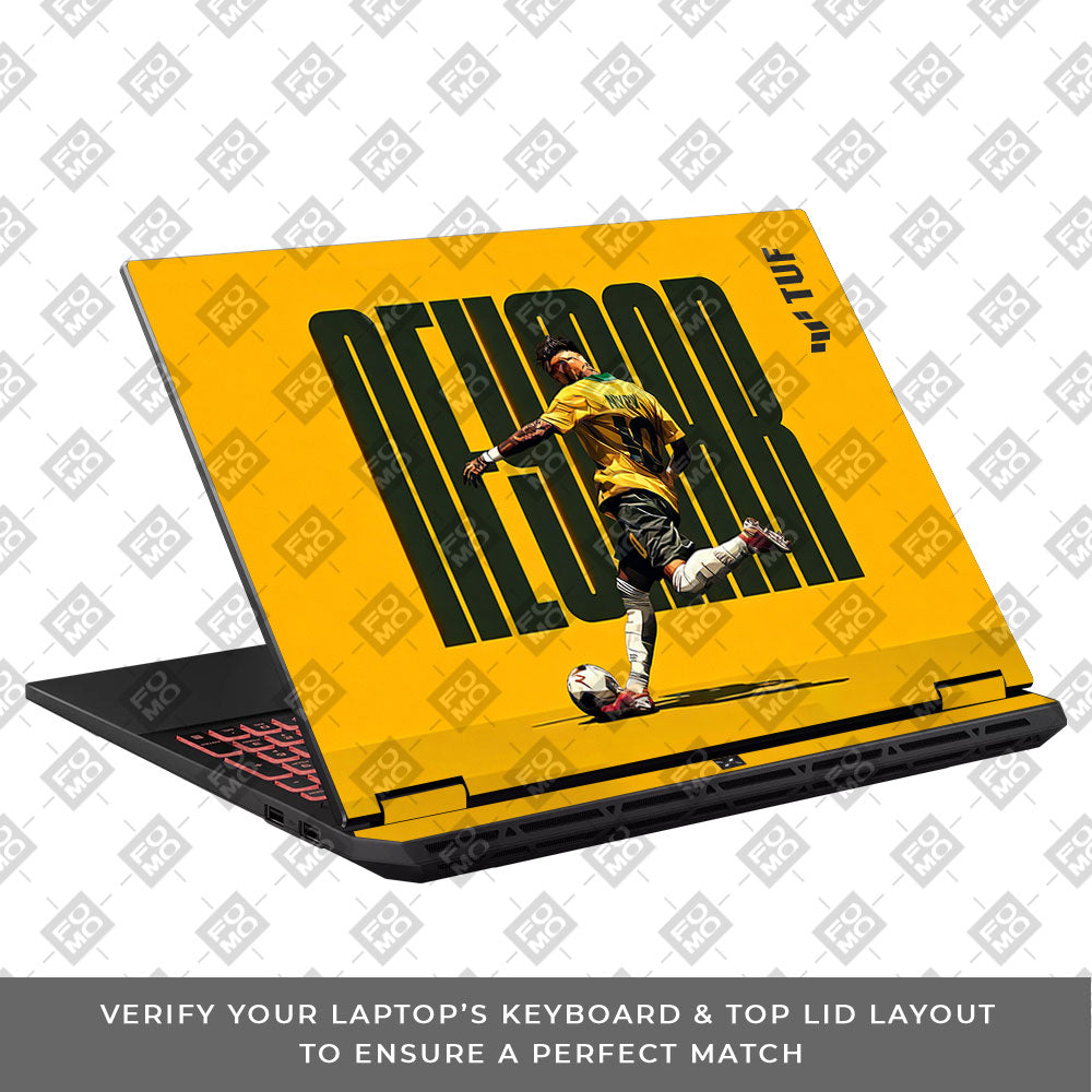Neymar Brazil Drip Asus TUF Gaming A16 2025 3D Laptop Skin