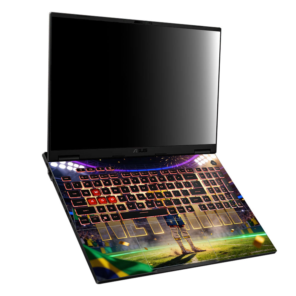 Neymar Golden Aura Asus TUF Gaming A16 2025 3D Laptop Skin
