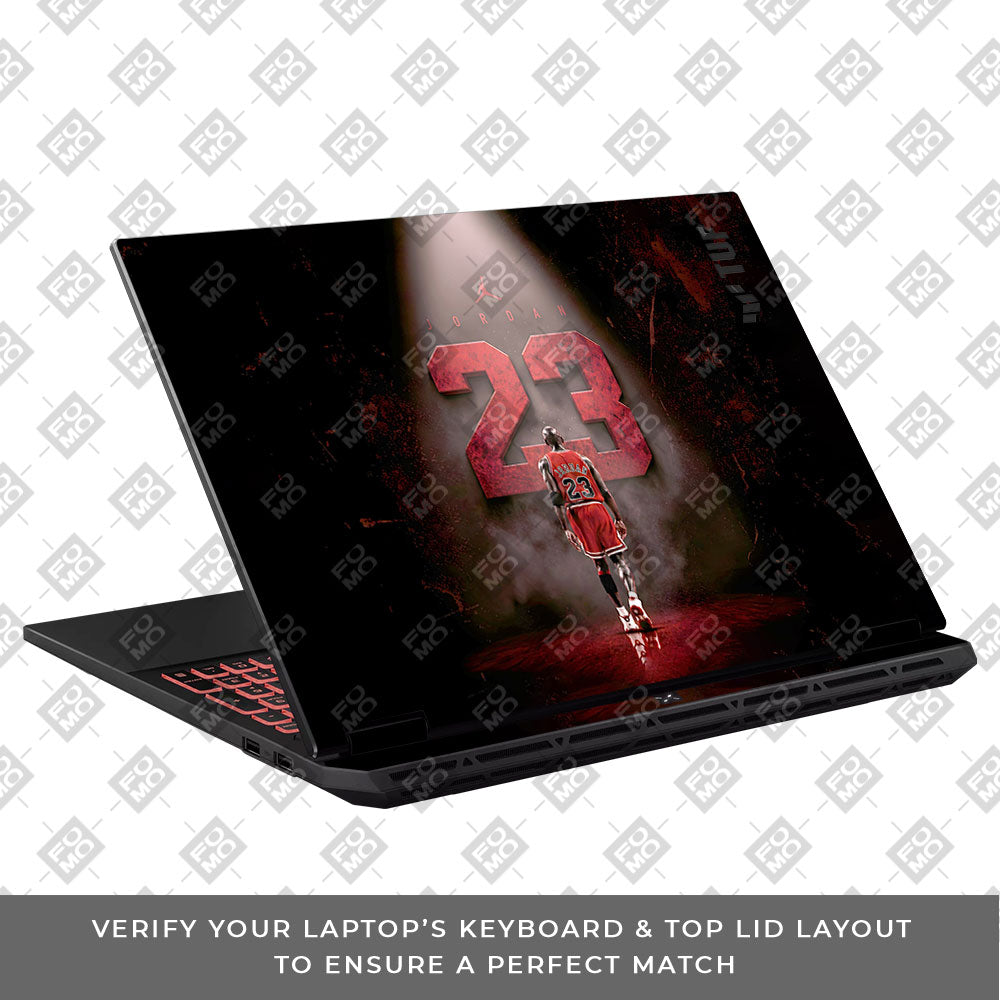 Jordan 23 Asus TUF Gaming A16 2025 3D Laptop Skin