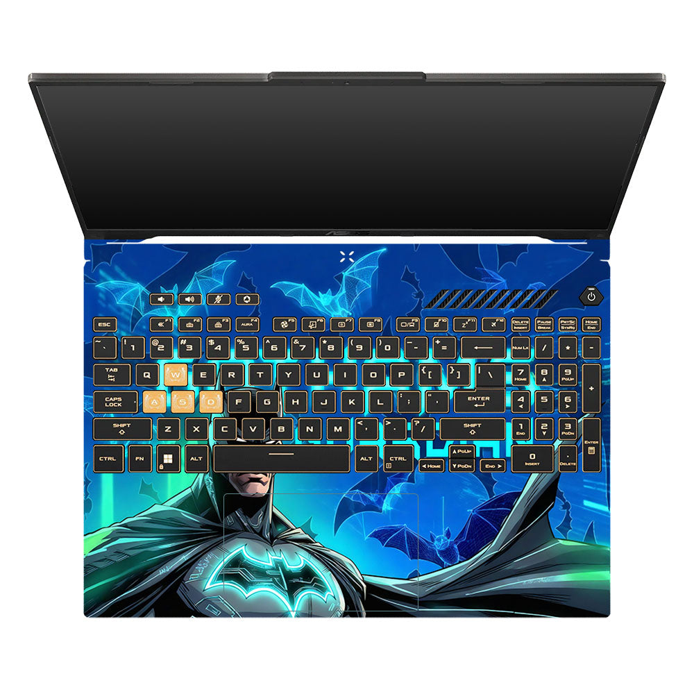 Gotham's Guardian Batman Asus TUF Gaming F16 and TUF Gaming A16 3D Laptop Skin
