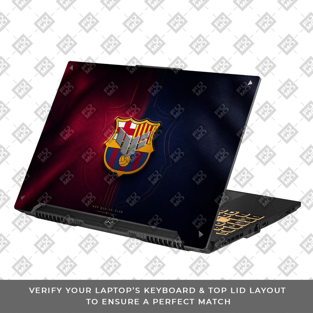 Catalan Pride Barcelona Legacy Asus TUF Gaming F16 and TUF Gaming A16 3D Laptop Skin