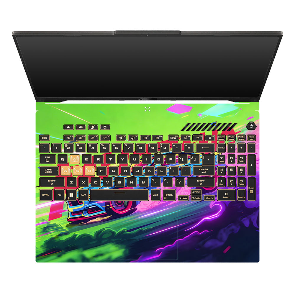 Ford Mustang Legacy Asus TUF Gaming F16 and TUF Gaming A16 3D Laptop Skin