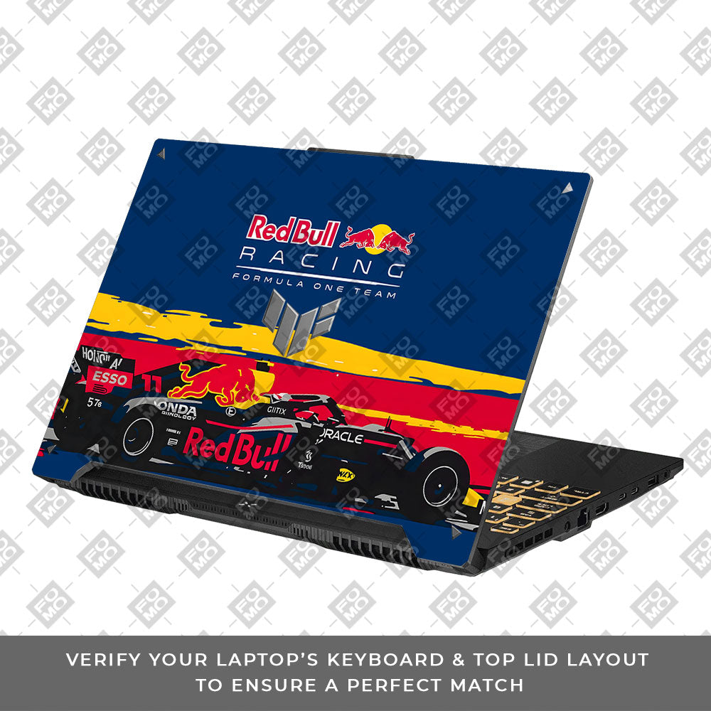 Red Bull Racing Formula One Team Asus TUF Gaming F16 and TUF Gaming A16 3D Laptop Skin