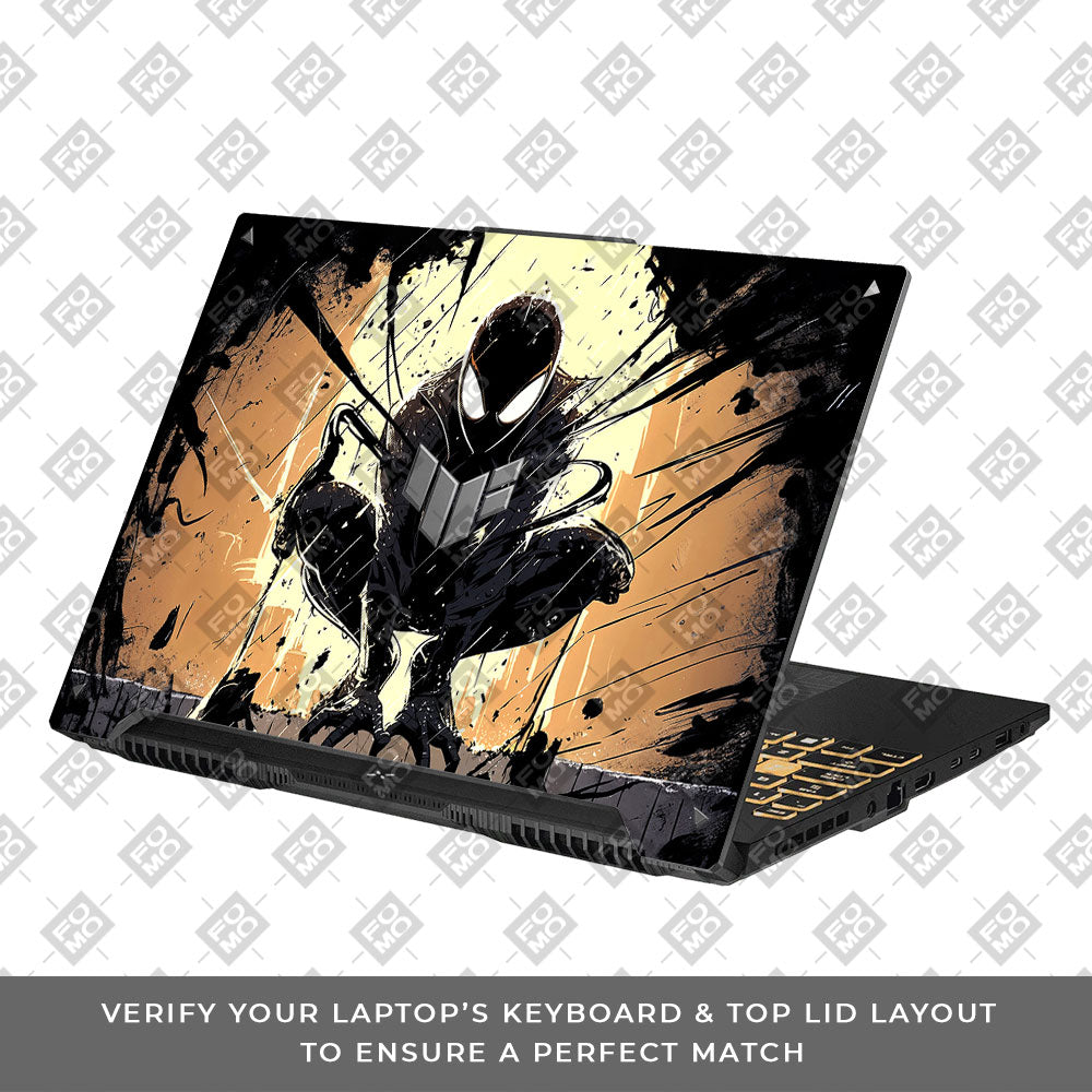 Shadow Spiderman Asus TUF Gaming F16 and TUF Gaming A16 3D Laptop Skin