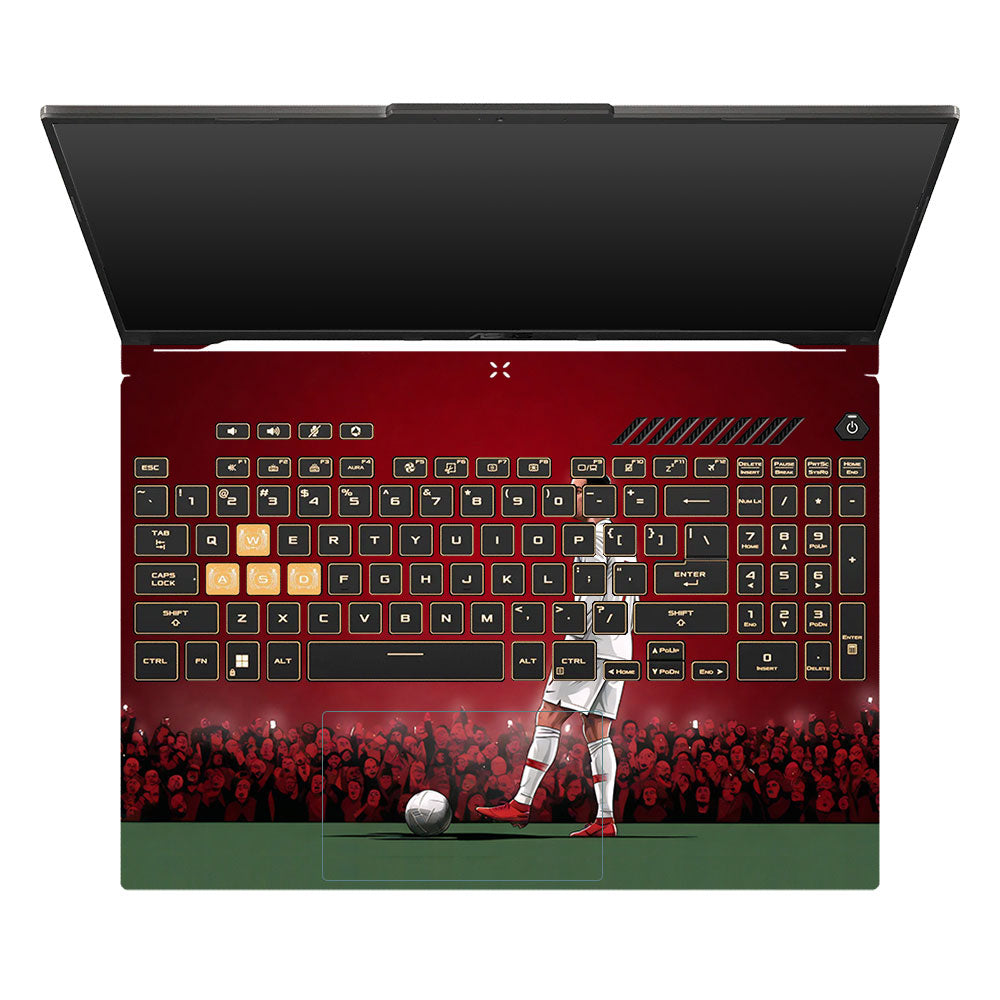 Ronaldo Cold Mode Asus TUF Gaming F16 and TUF Gaming A16 3D Laptop Skin