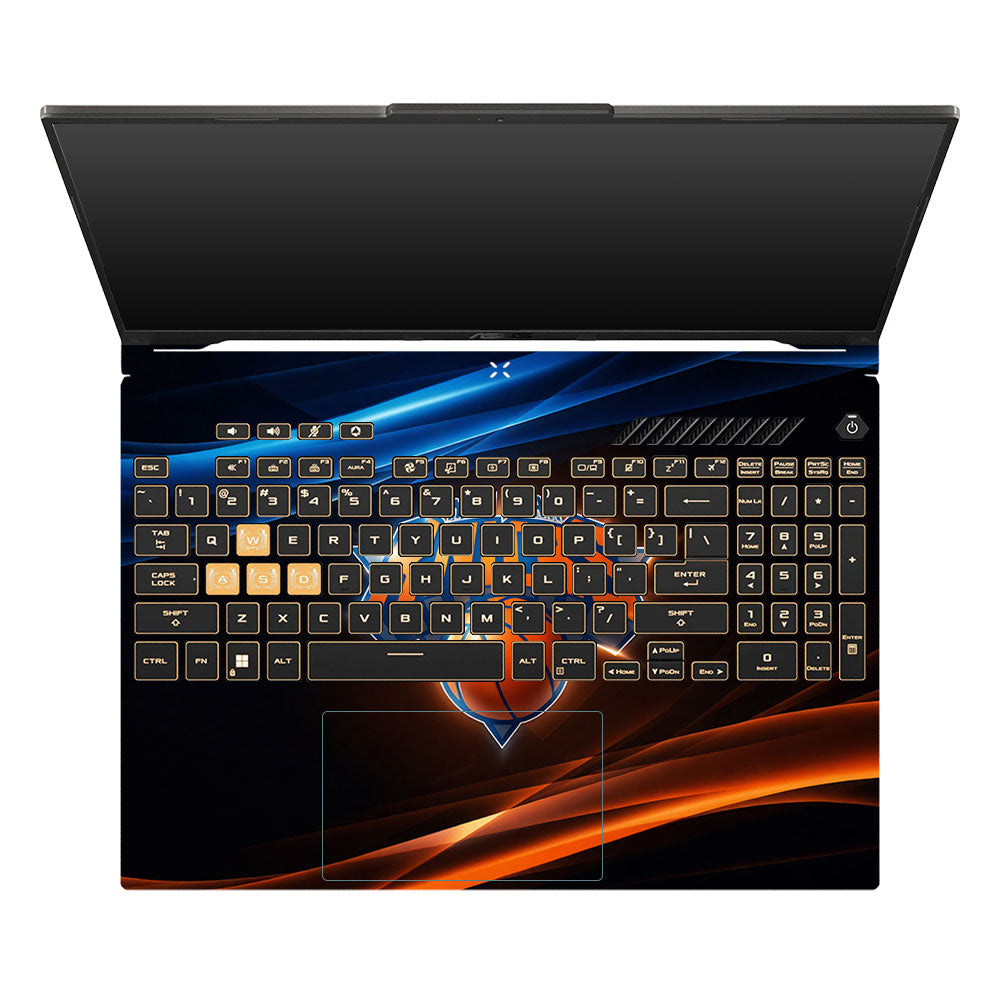Knicks Glow Asus TUF Gaming F16 and TUF Gaming A16 3D Laptop Skin