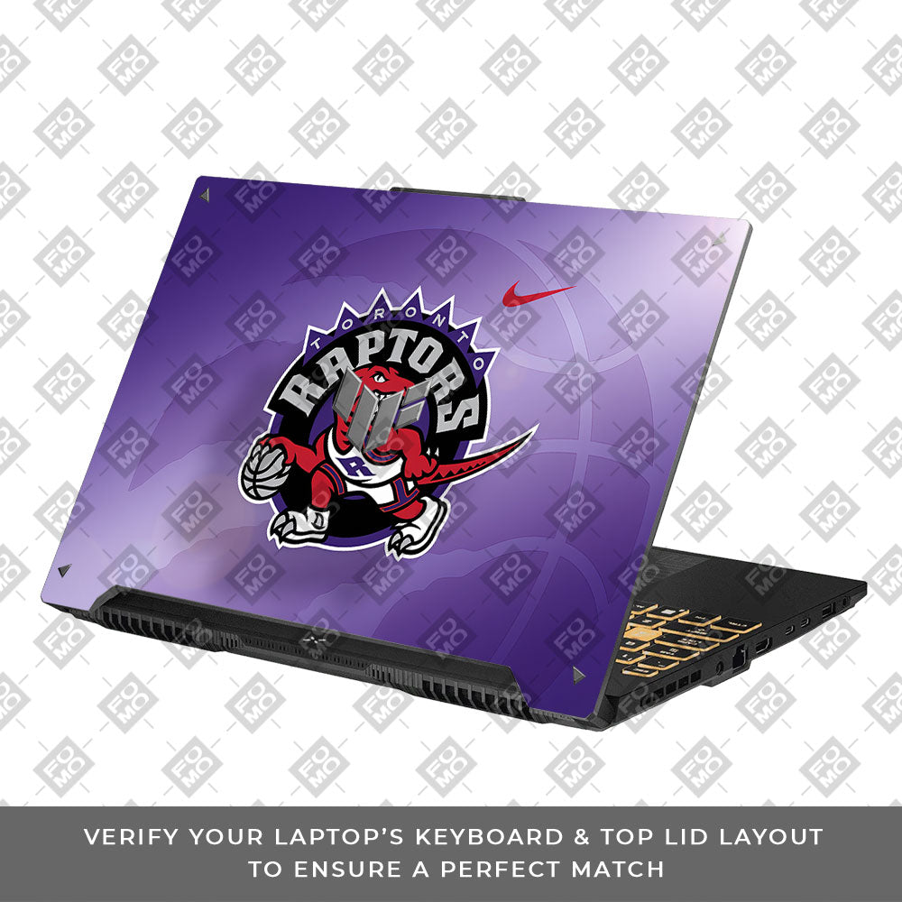 Raptors Pride Asus TUF Gaming F16 and TUF Gaming A16 3D Laptop Skin