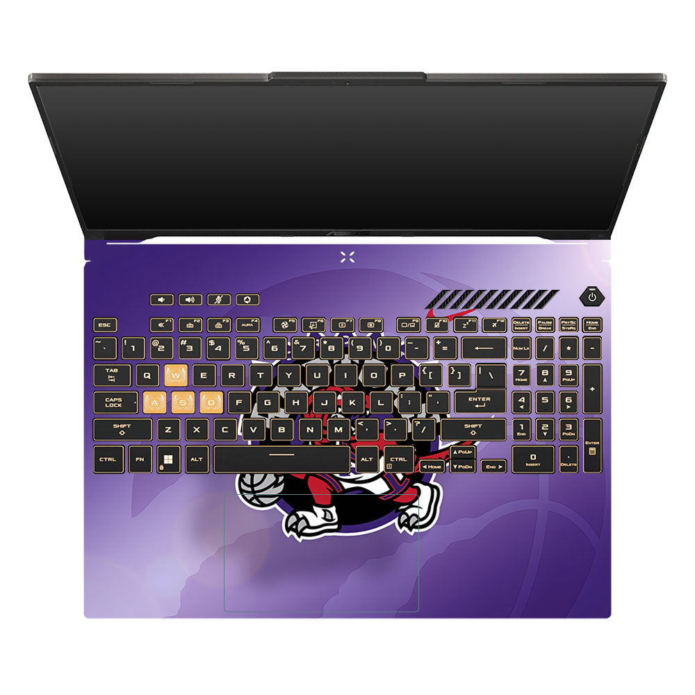 Raptors Pride Asus TUF Gaming F16 and TUF Gaming A16 3D Laptop Skin