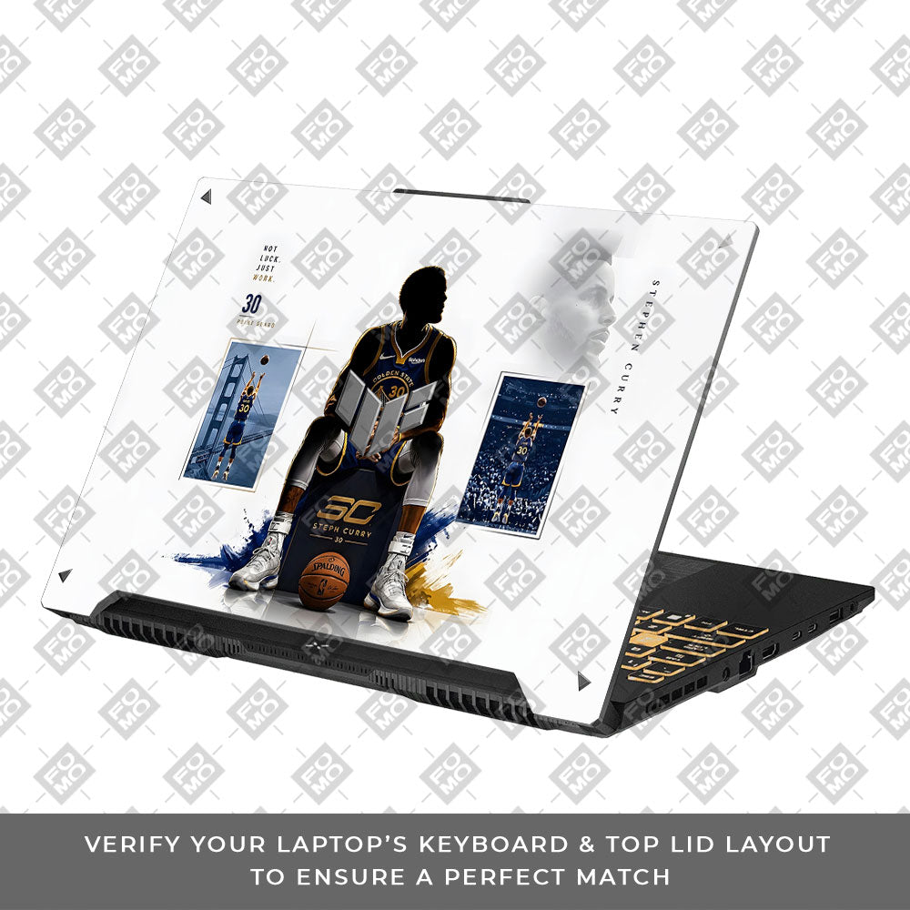 Curry 30 Asus TUF Gaming F16 and TUF Gaming A16 3D Laptop Skin