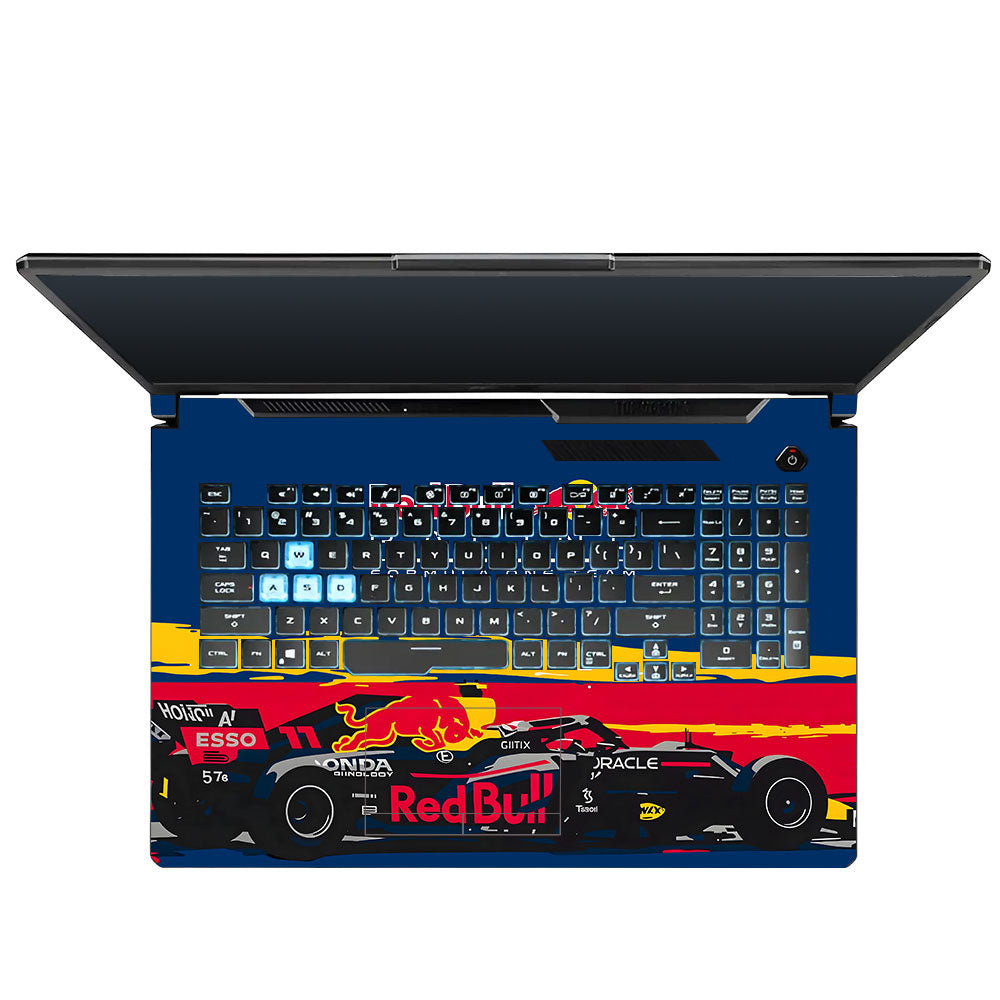 Red Bull Racing Formula One Team Asus TUF Gaming F17 FX706 3D Laptop Skin