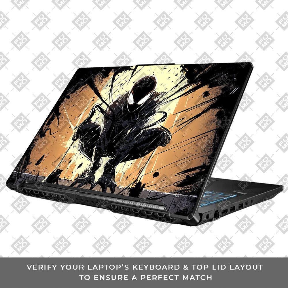 Shadow Spiderman Asus TUF Gaming F17 FX706 3D Laptop Skin