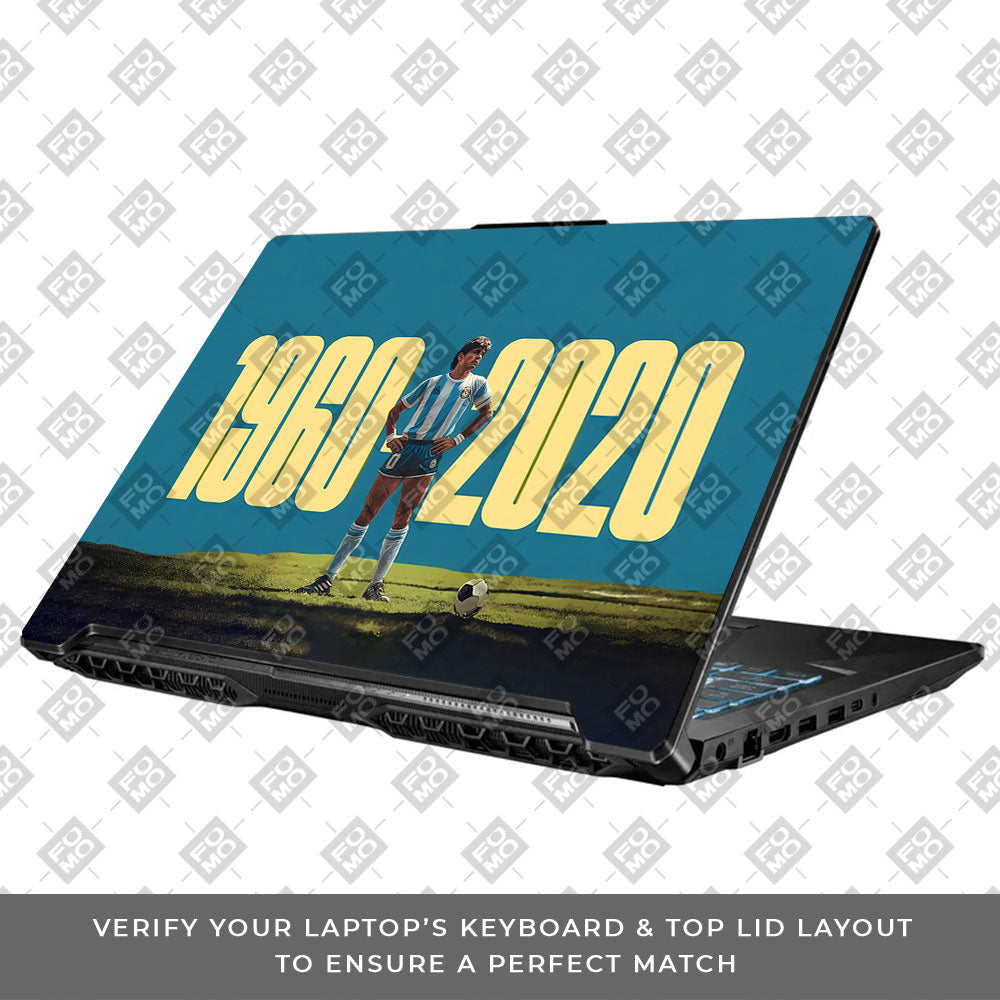 GOAT Era 1960 - 2020 Asus TUF Gaming F17 FX706 3D Laptop Skin