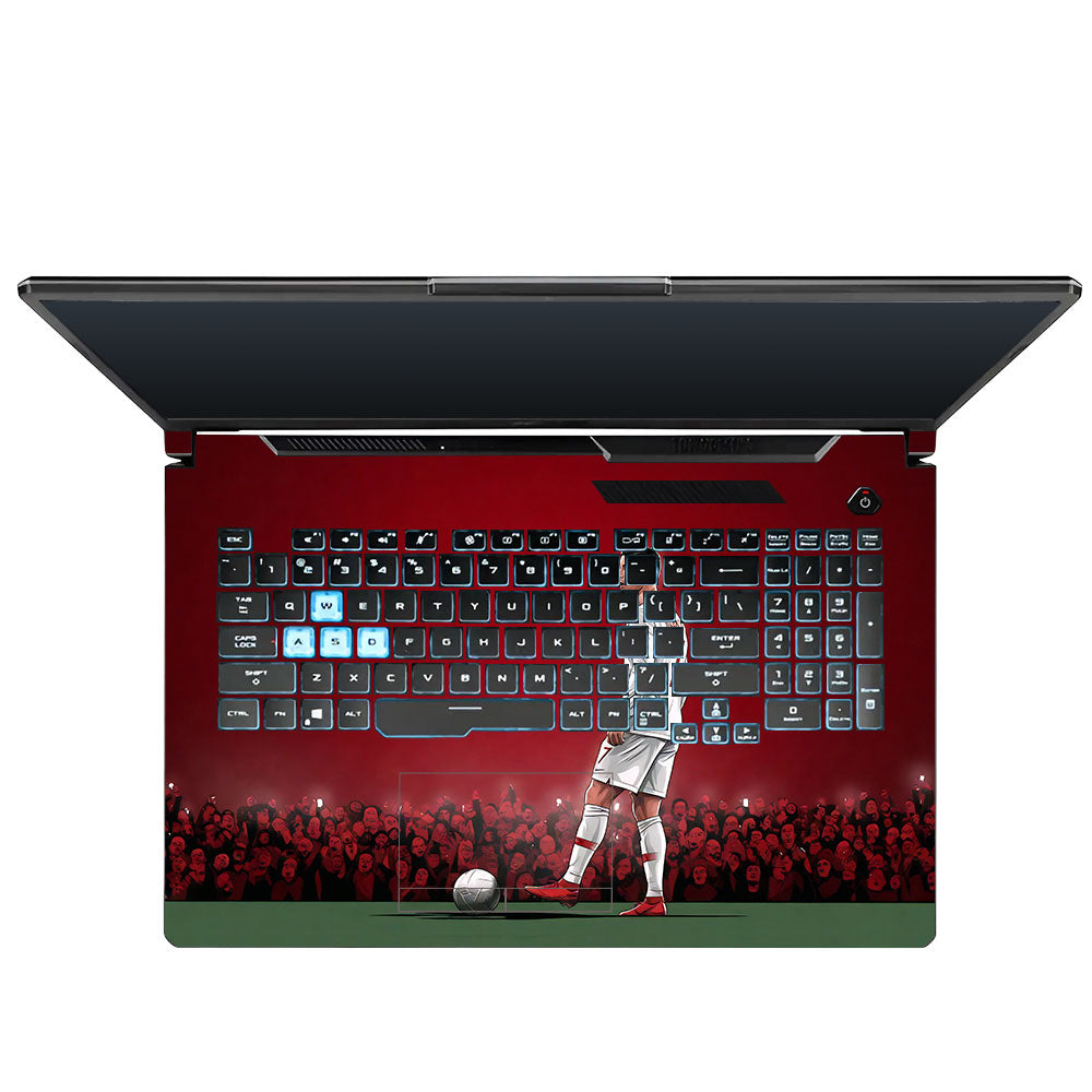 Ronaldo Cold Mode Asus TUF Gaming F17 FX706 3D Laptop Skin
