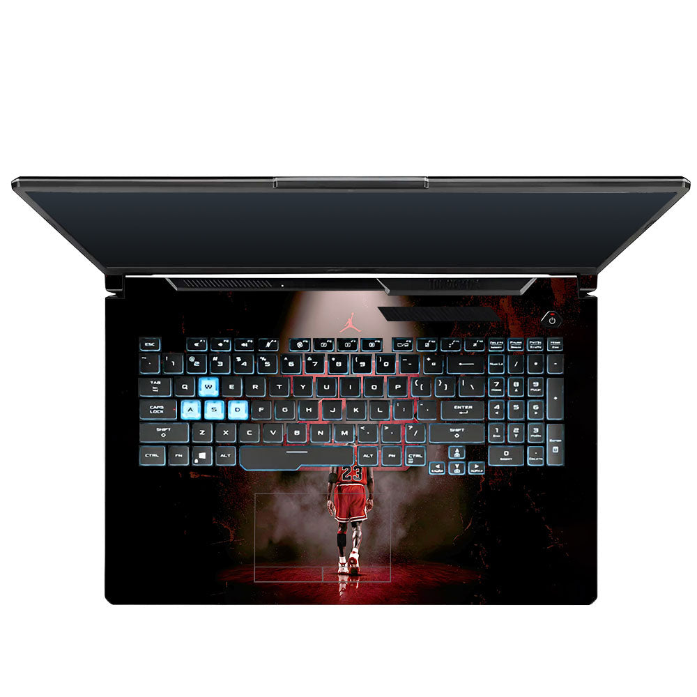 Jordan 23 Asus TUF Gaming F17 FX706 3D Laptop Skin