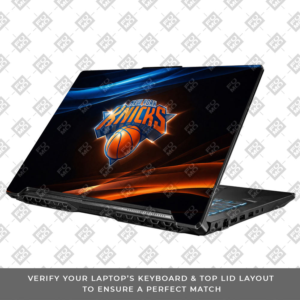 Knicks Glow Asus TUF Gaming F17 FX706 3D Laptop Skin