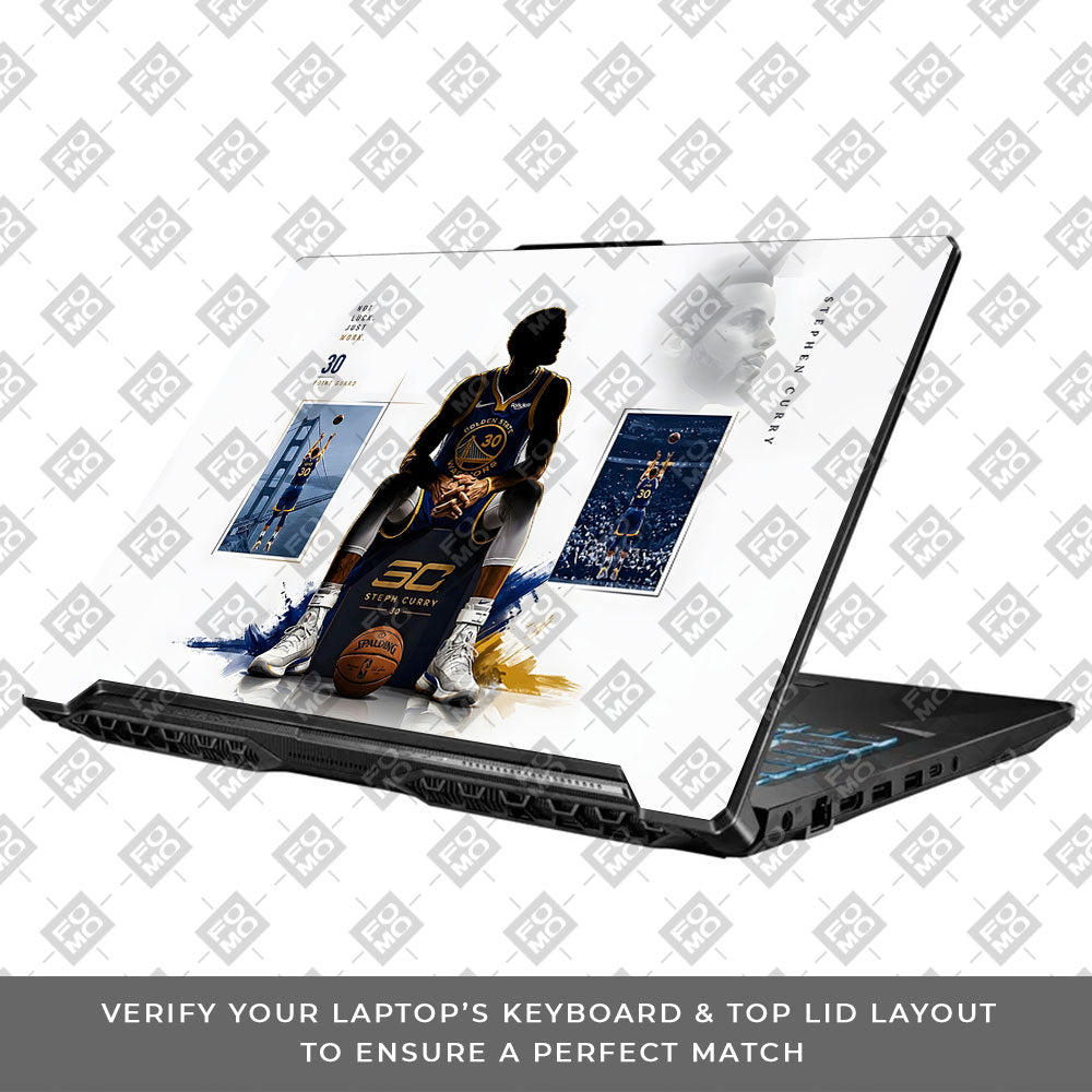 Curry 30 Asus TUF Gaming F17 FX706 3D Laptop Skin