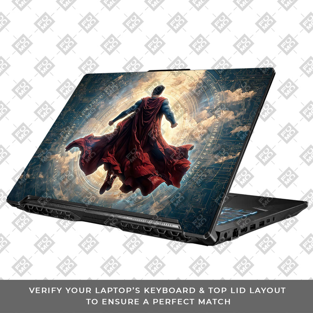 Superman Ascends Asus TUF Gaming F17 FX706 Laptop Skin