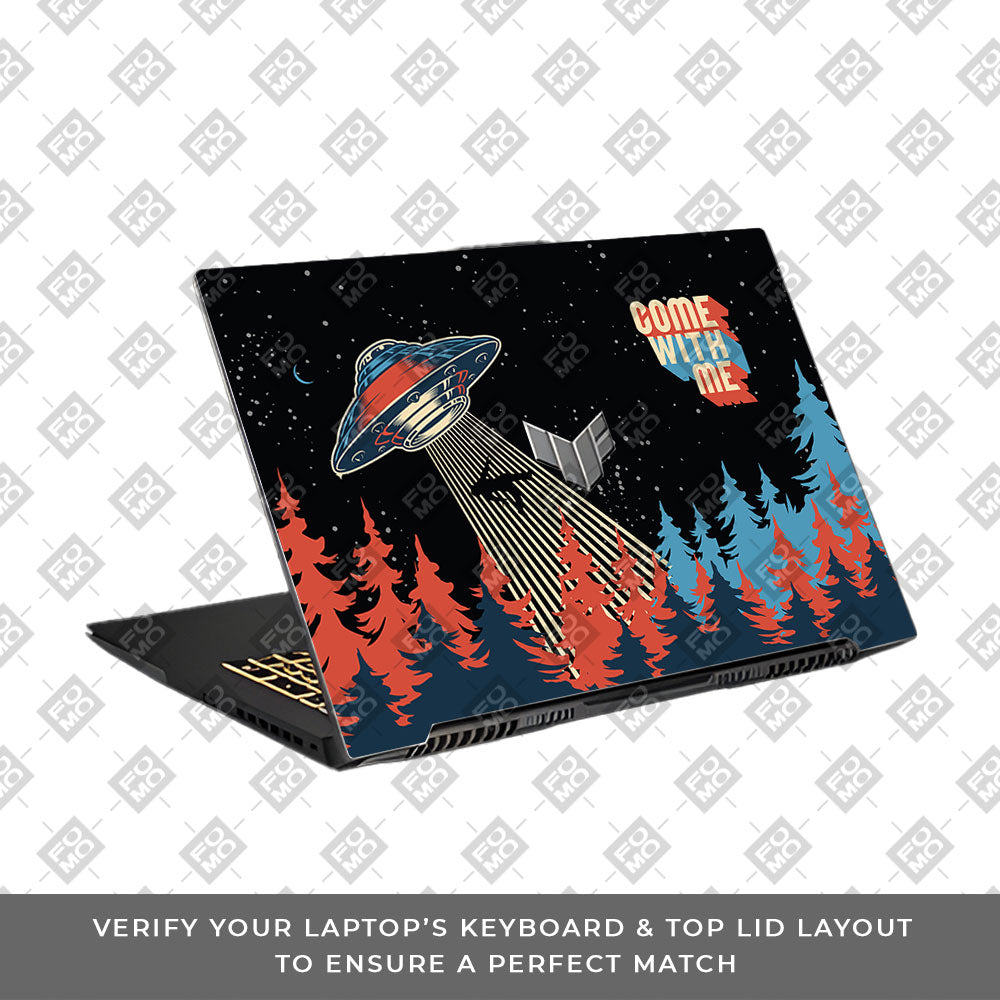 Come with Me Asus TUF Gaming F17 FX707Z 3D Laptop Skin