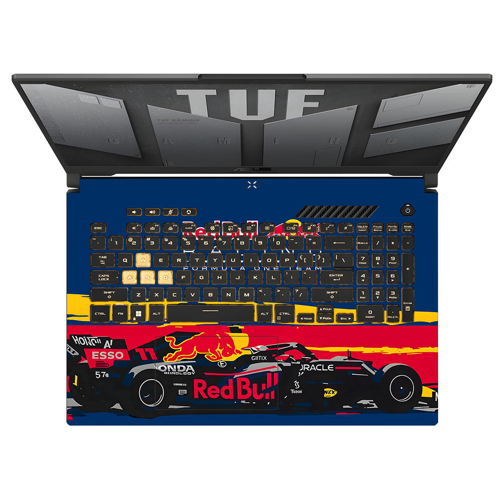 Red Bull Racing Formula One Team Asus TUF Gaming F17 FX707Z 3D Laptop Skin