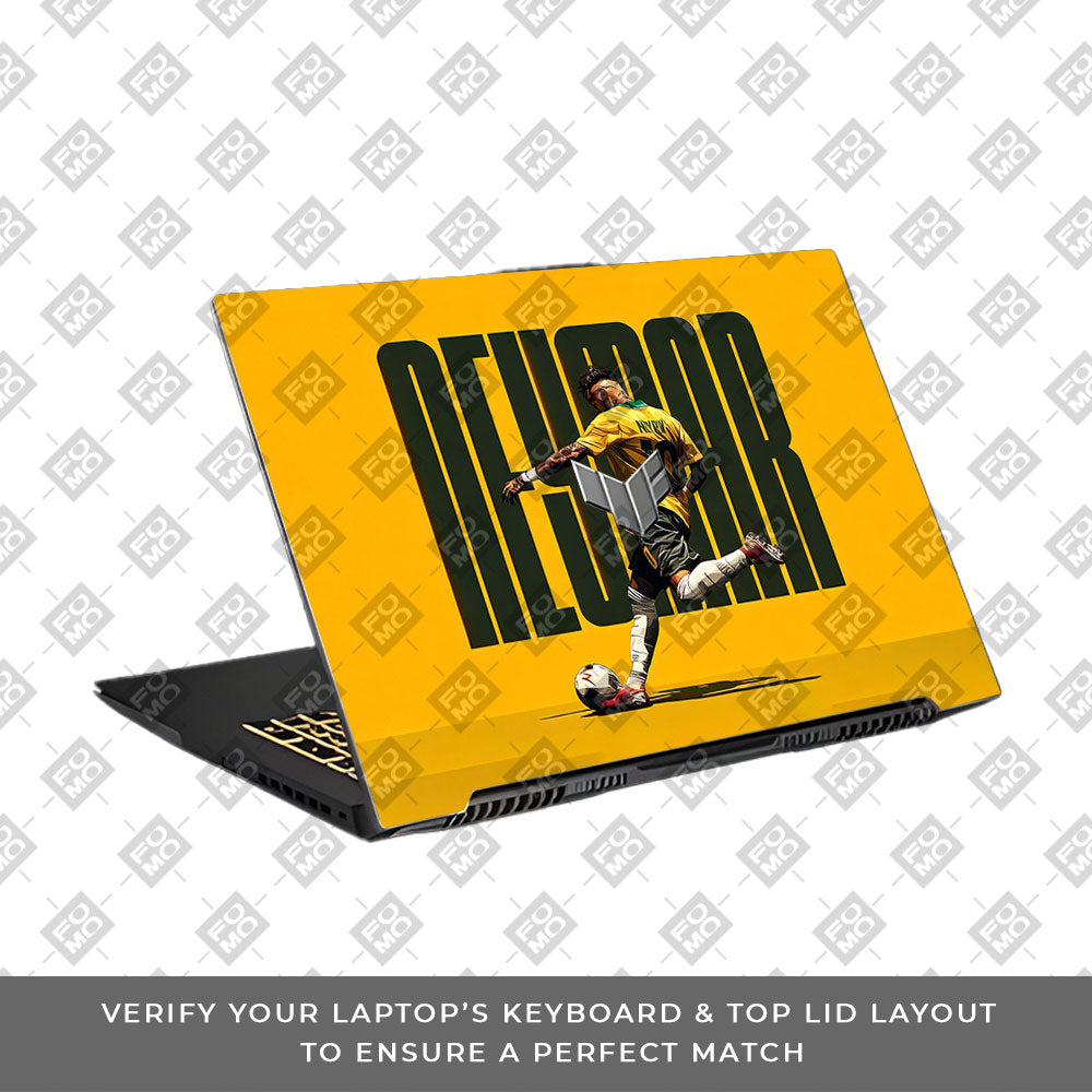 Neymar Brazil Drip Asus TUF Gaming F17 FX707Z 3D Laptop Skin
