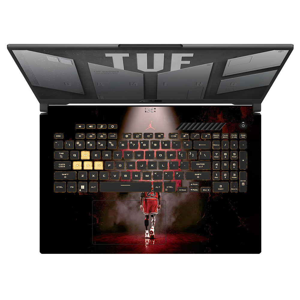 Jordan 23 Asus TUF Gaming F17 FX707Z 3D Laptop Skin
