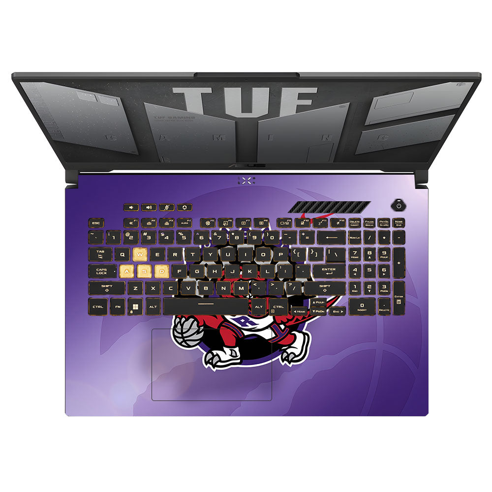 Raptors Pride Asus TUF Gaming F17 FX707Z 3D Laptop Skin