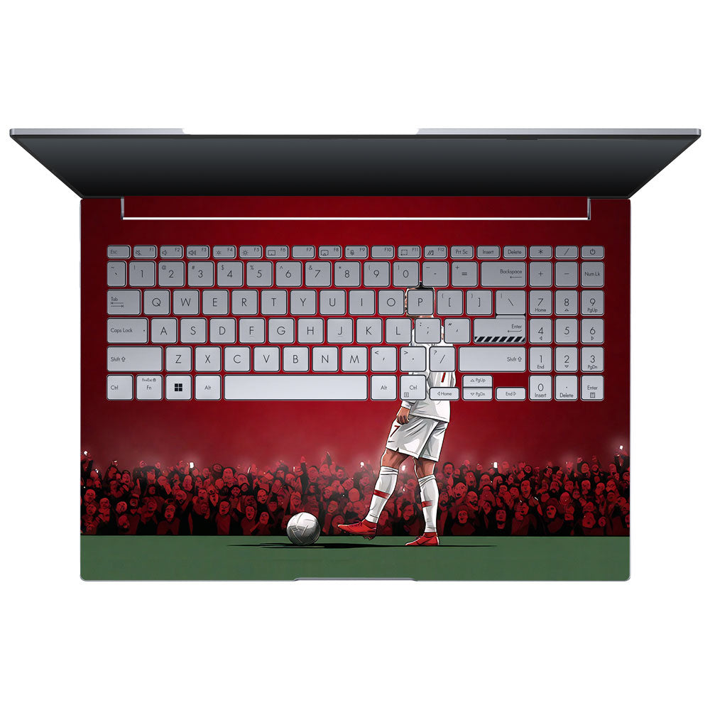 Ronaldo Cold Mode Asus Vivobook 16X K3605 3D Laptop Skin
