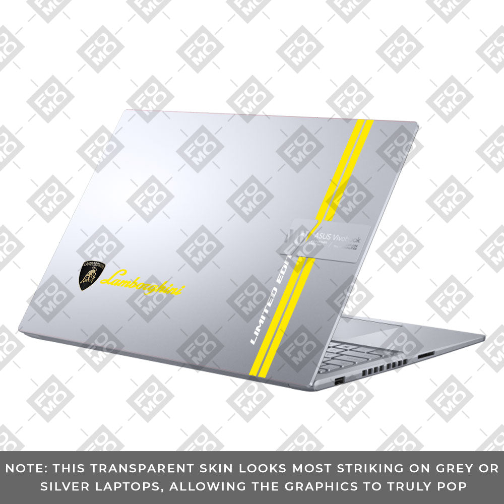 Transparent Lamborghini Limited Edition Asus Vivobook 16X K3605 Laptop Skin