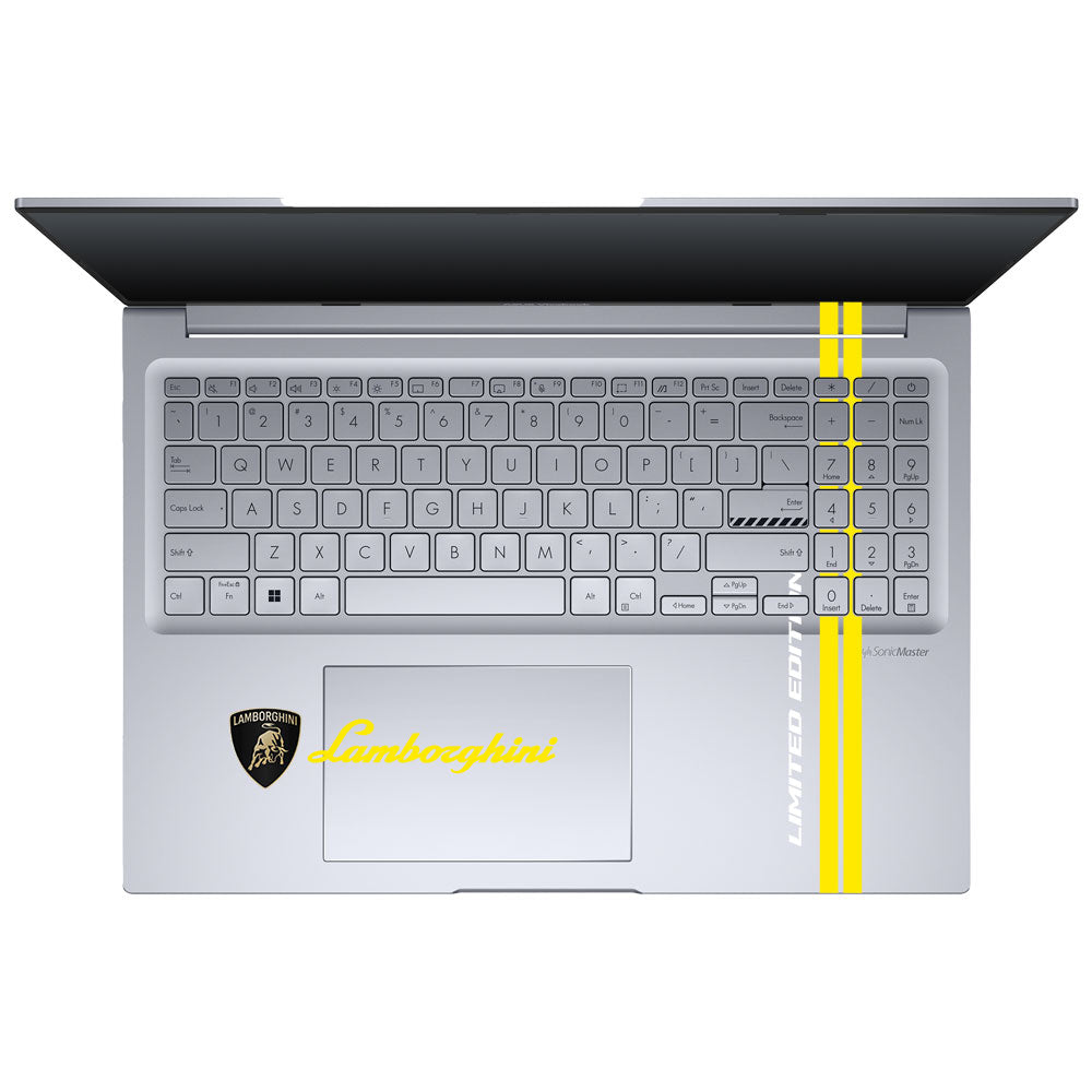 Transparent Lamborghini Limited Edition Asus Vivobook 16X K3605 Laptop Skin