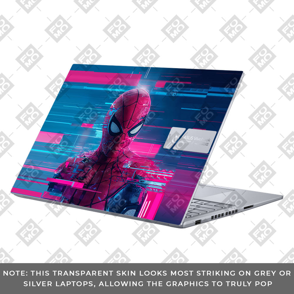 Glitch Spider Asus VivoBook 16X K3605 3D Laptop Skin