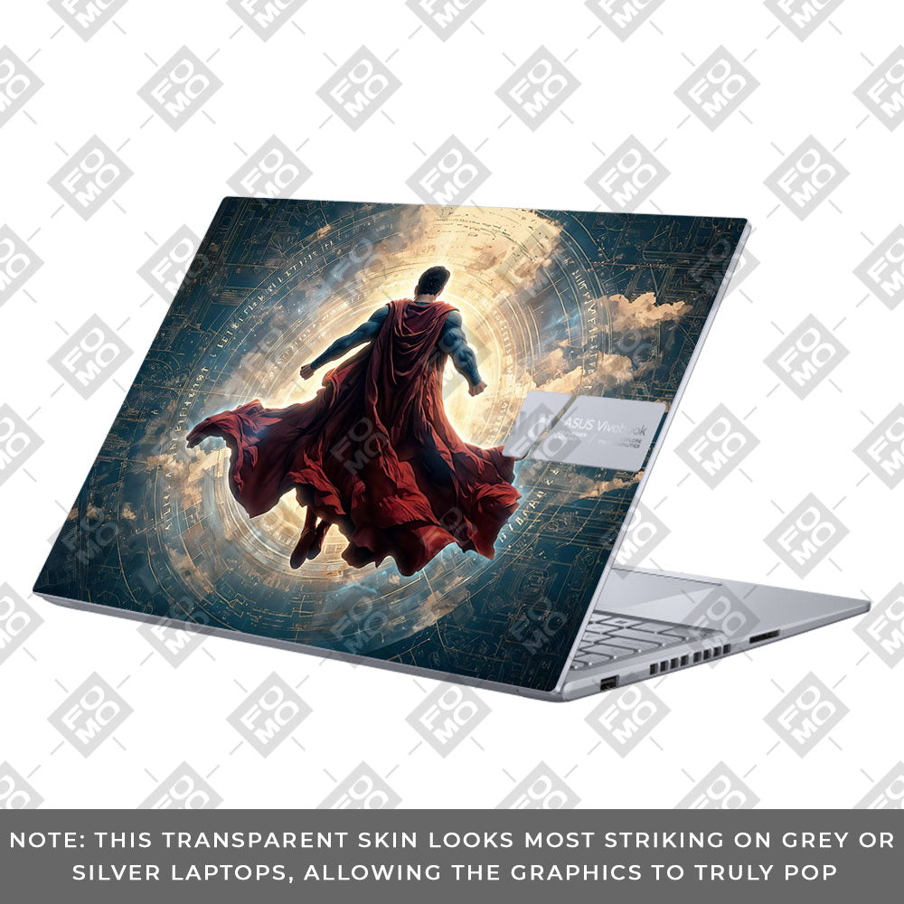 Superman Flying Beyond the Cosmos Asus Vivobook 16 X1605V 3D Laptop Skin
