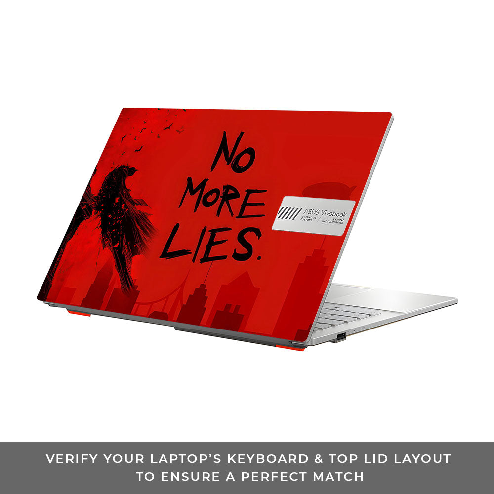 Batman No More Lies Asus Vivobook Go 14 E1404 3D Laptop Skin