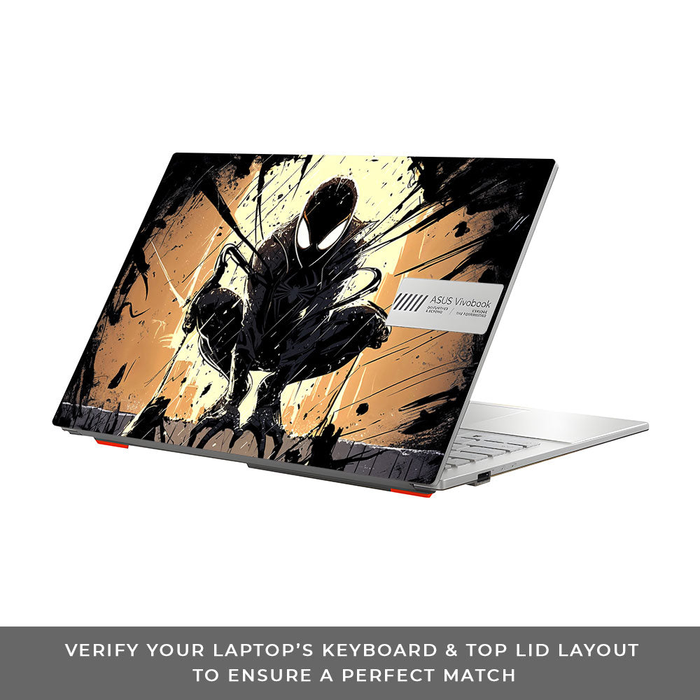 Shadow Spiderman Asus Vivobook Go 14 E1404 3D Laptop Skin
