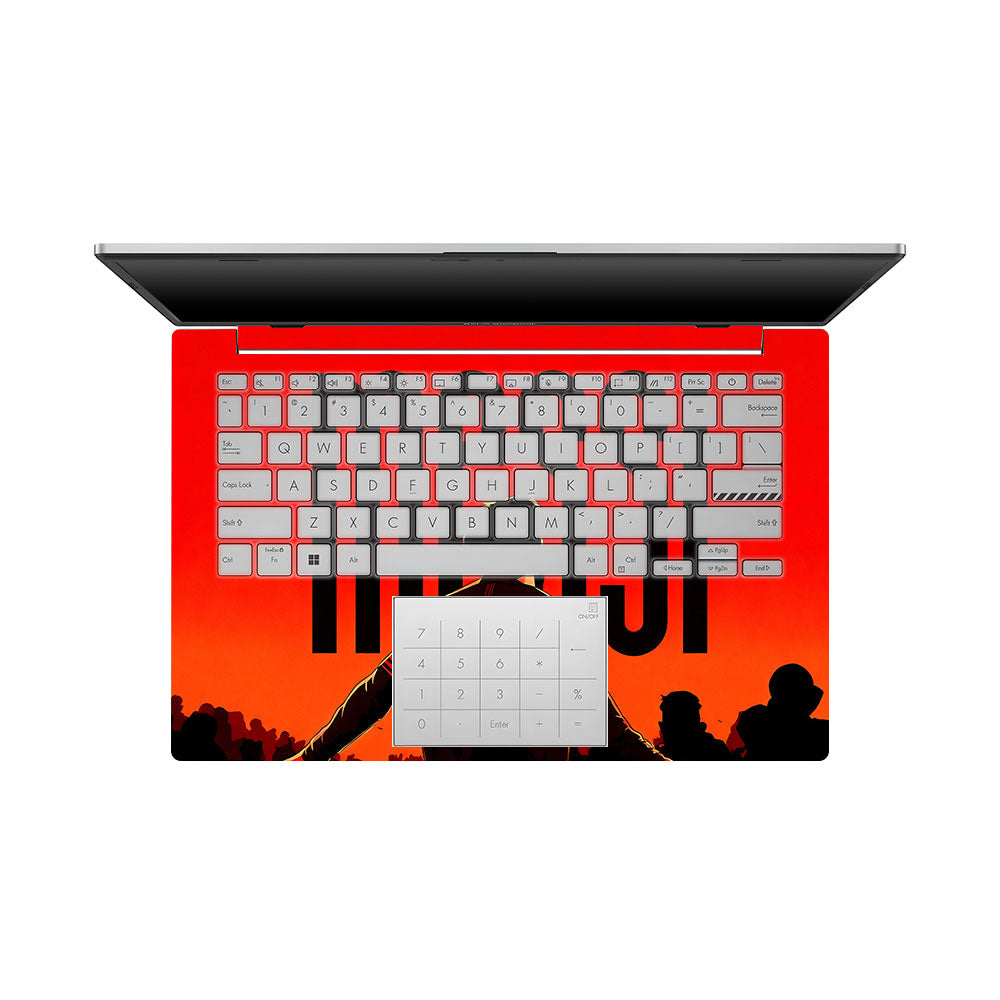 Messi Red Aura Asus Vivobook Go 14 E1404 3D Laptop Skin