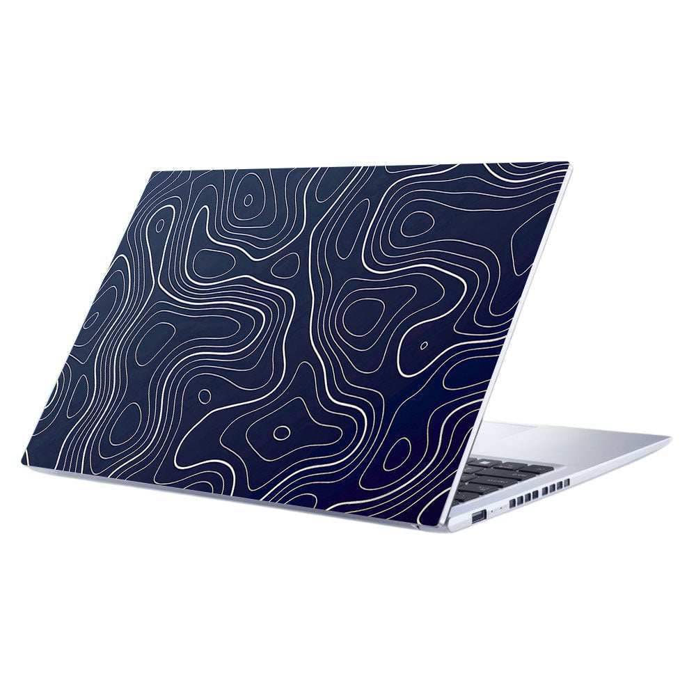 Fluid Lines Design Asus Vivobook 15 X1502VA 3D Laptop Skin