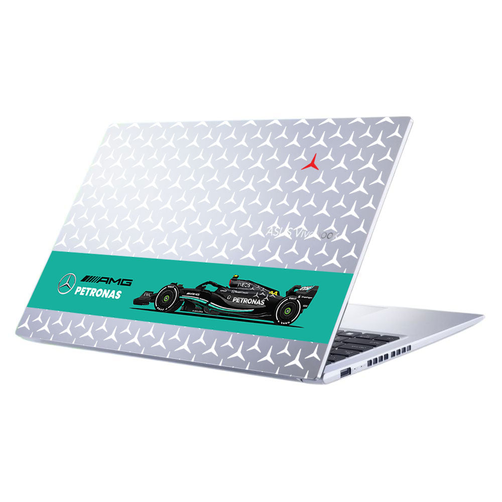 Transparent Mercedes AMG F1 Asus VivoBook 15 X1502VA Laptop Skin