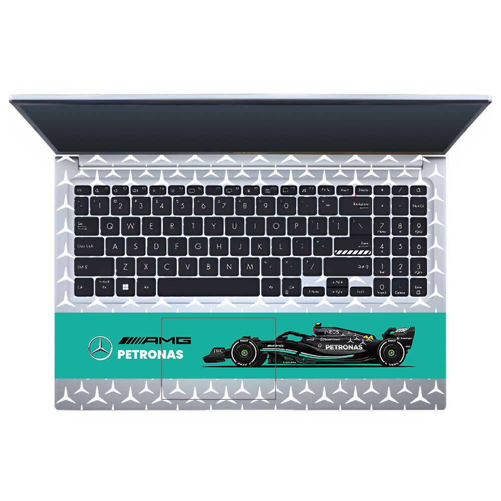Transparent Mercedes AMG F1 Asus VivoBook 15 X1502VA Laptop Skin