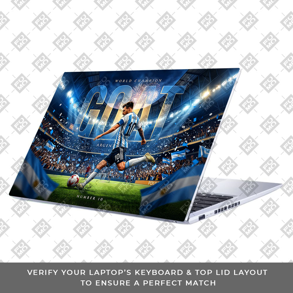 Messi World Champ Energy Asus Vivobook 15 X1502ZA 3D Laptop Skin