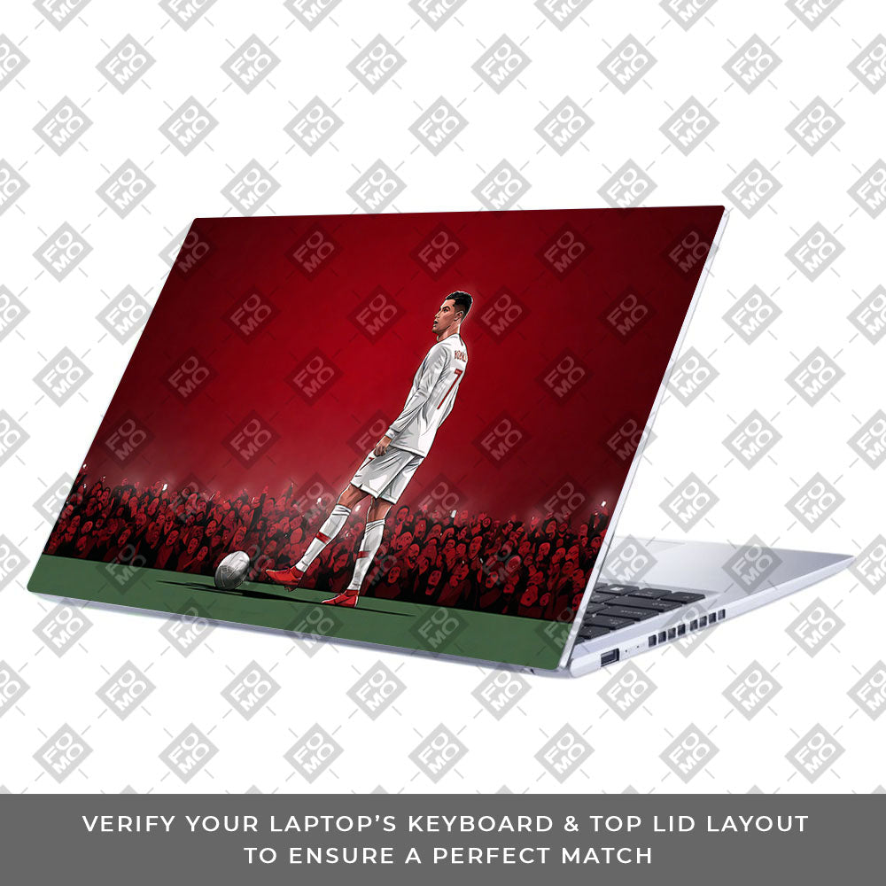 Ronaldo Cold Mode Asus Vivobook 15 X1502ZA 3D Laptop Skin