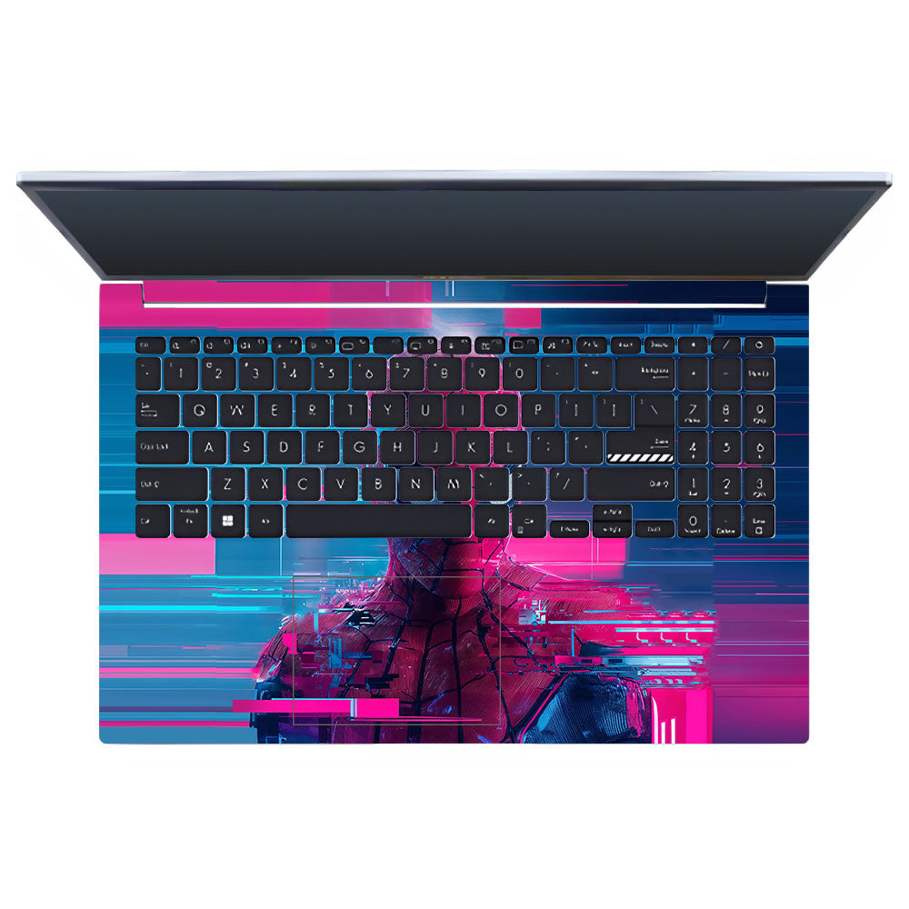 Glitch Spider Asus Vivobook 15 X1502ZA 3D Laptop Skin