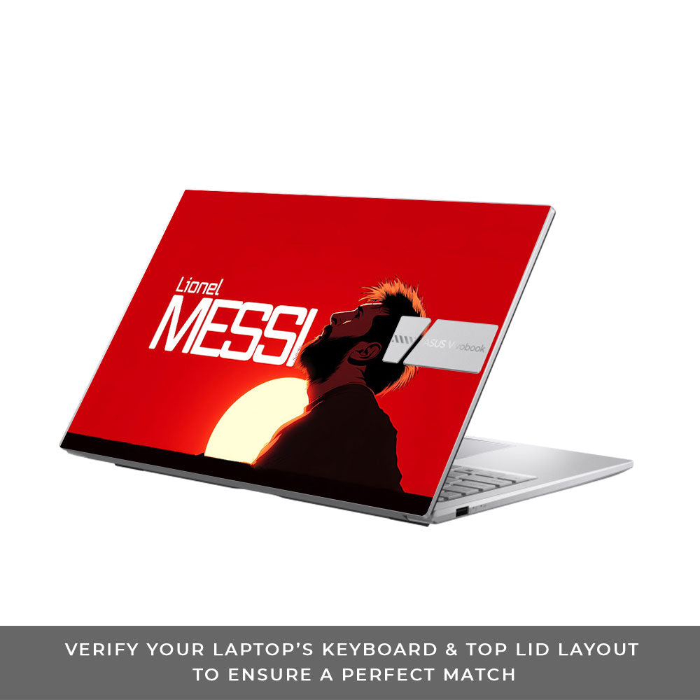 Messi Sunset Icon Asus VivoBook 15 X1504VA 3D Laptop Skin