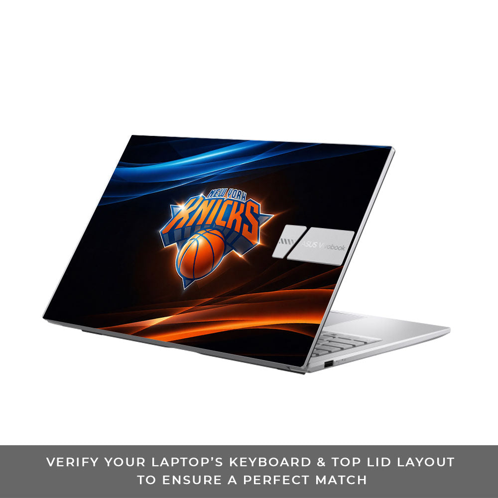 Knicks Glow Asus VivoBook 15 X1504VA 3D Laptop Skin