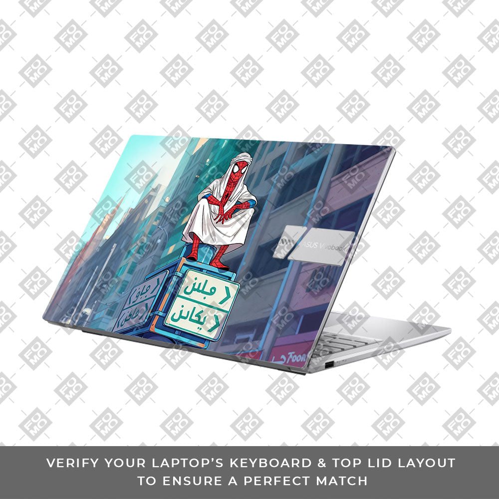 Arabian Spider Man Asus Vivobook 15 X1504ZA 3D Laptop Skin