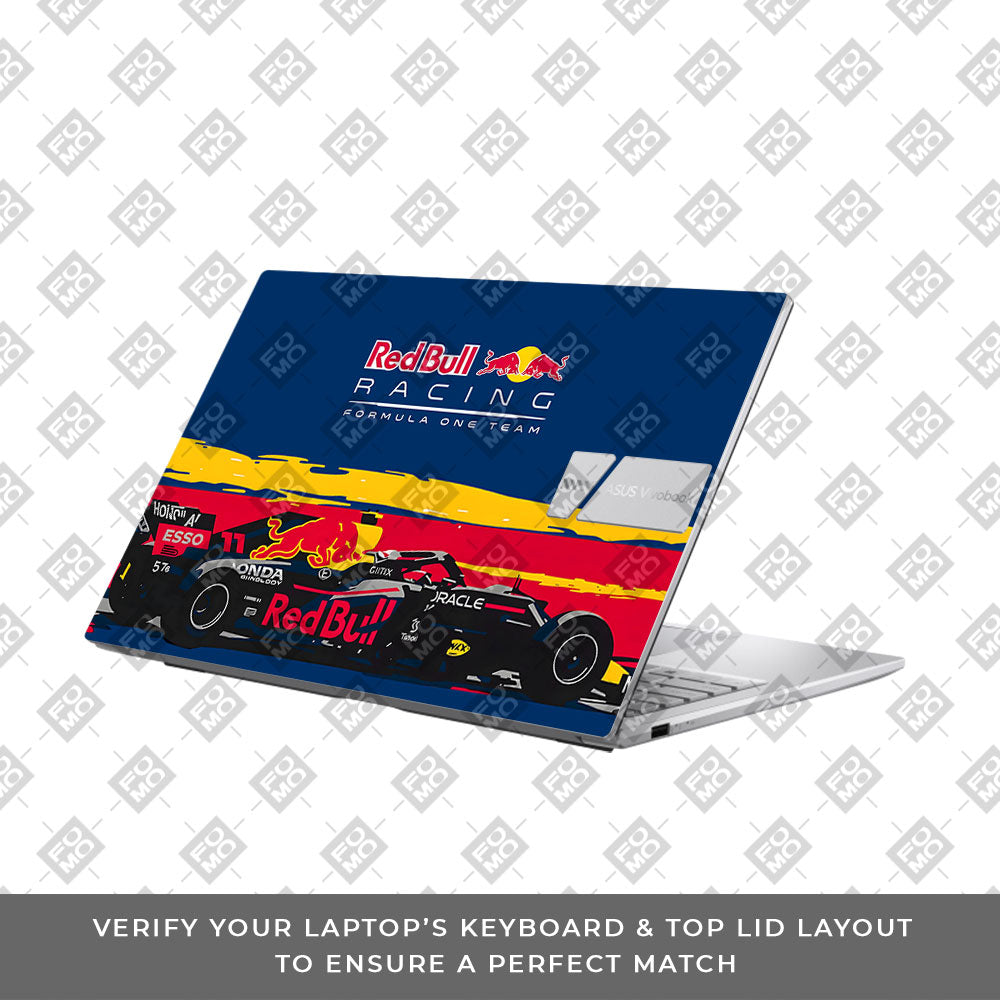 Red Bull Racing Formula One Team Asus Vivobook 15 X1504ZA 3D Laptop Skin