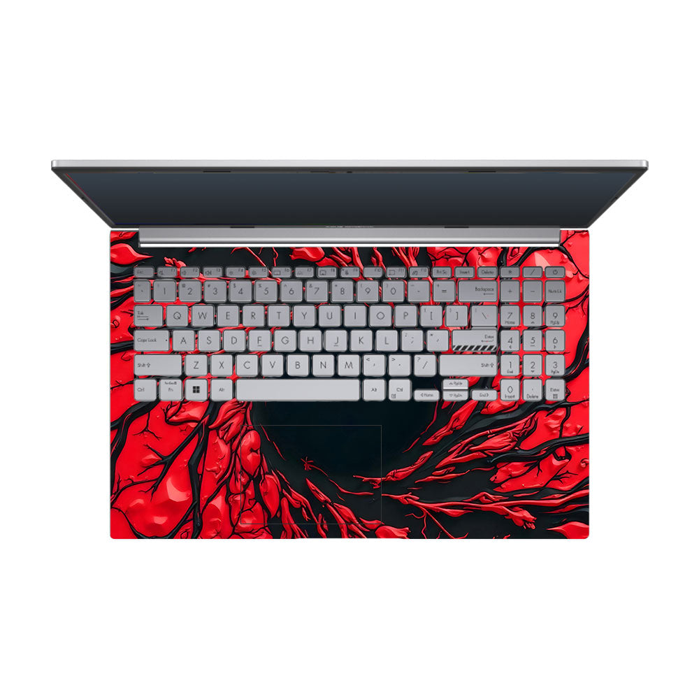 Spiderman Web Red Asus Vivobook 15 X1504ZA 3D Laptop Skin