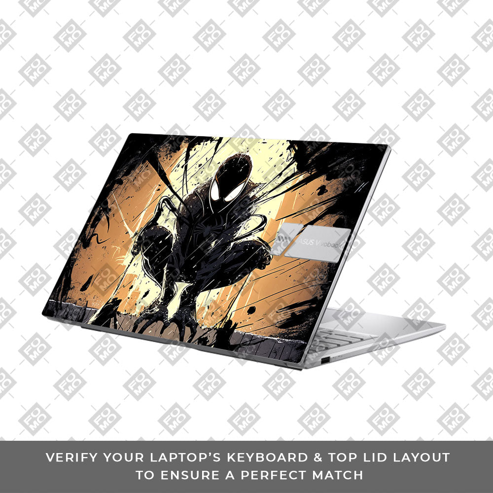 Shadow Spiderman Asus Vivobook 15 X1504ZA 3D Laptop Skin