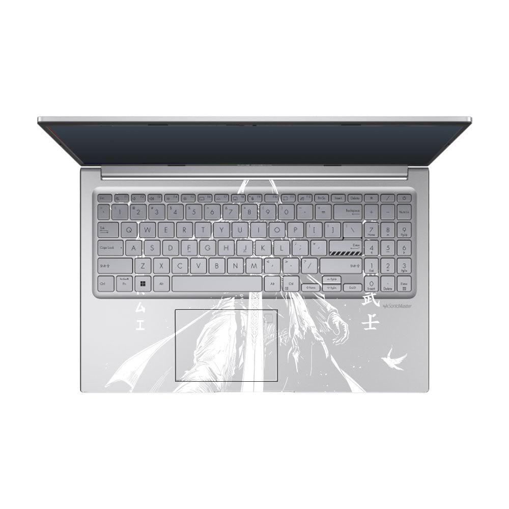 Transparent Ghost Samurai Asus Vivobook 15 X1504ZA Laptop Skin