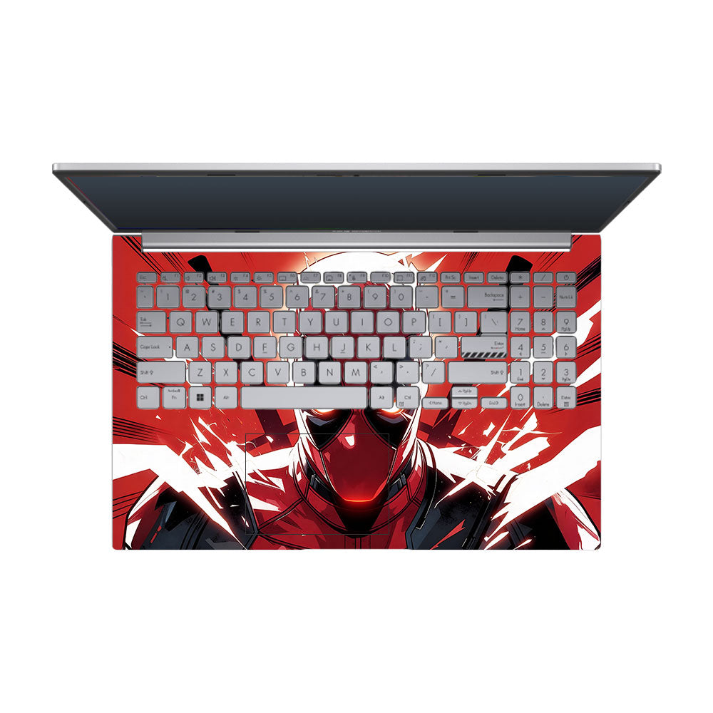 Deadpool Red Fury Asus Vivobook 15 X1504ZA 3D Laptop Skin