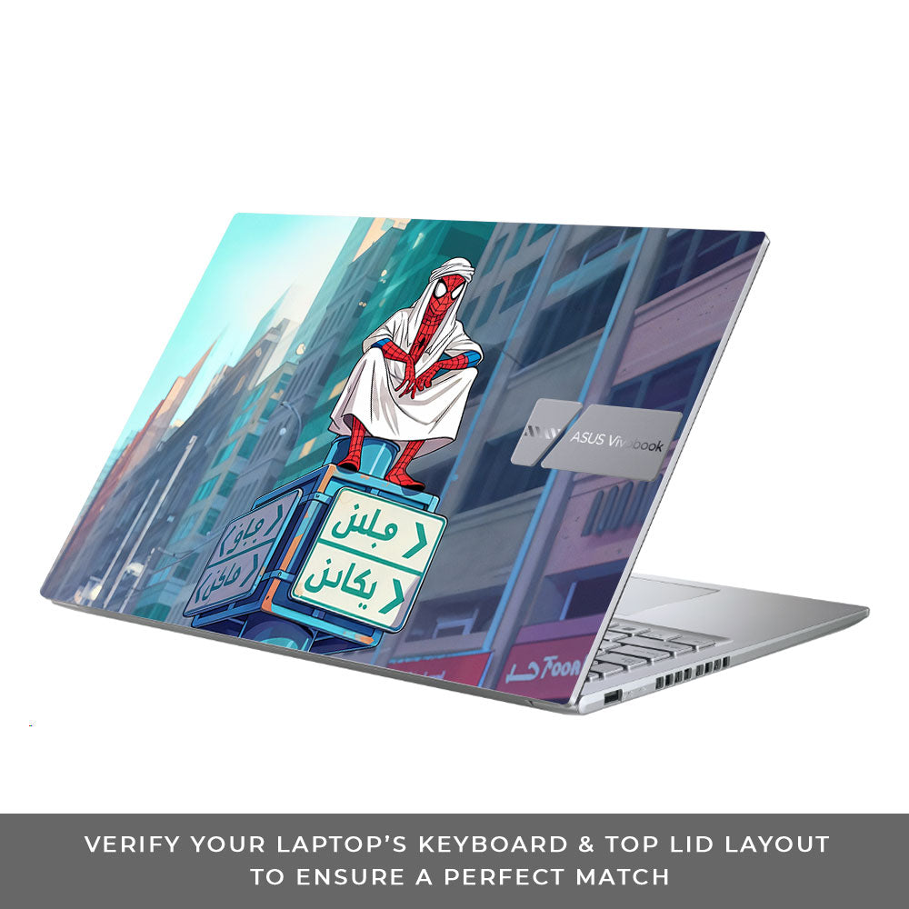 Arabian Spider Man Asus Vivobook 16 X1605V 3D Laptop Skin