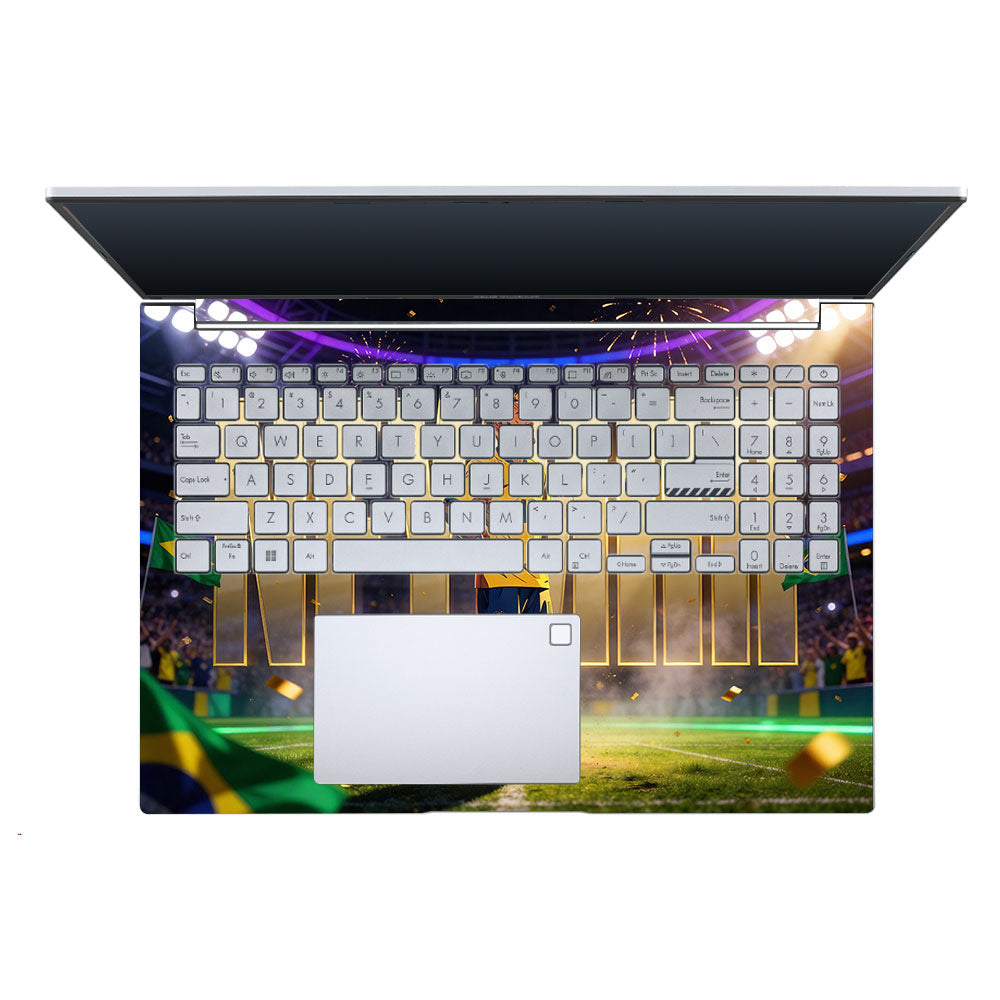 Neymar Golden Aura Asus Vivobook 16 X1605V 3D Laptop Skin